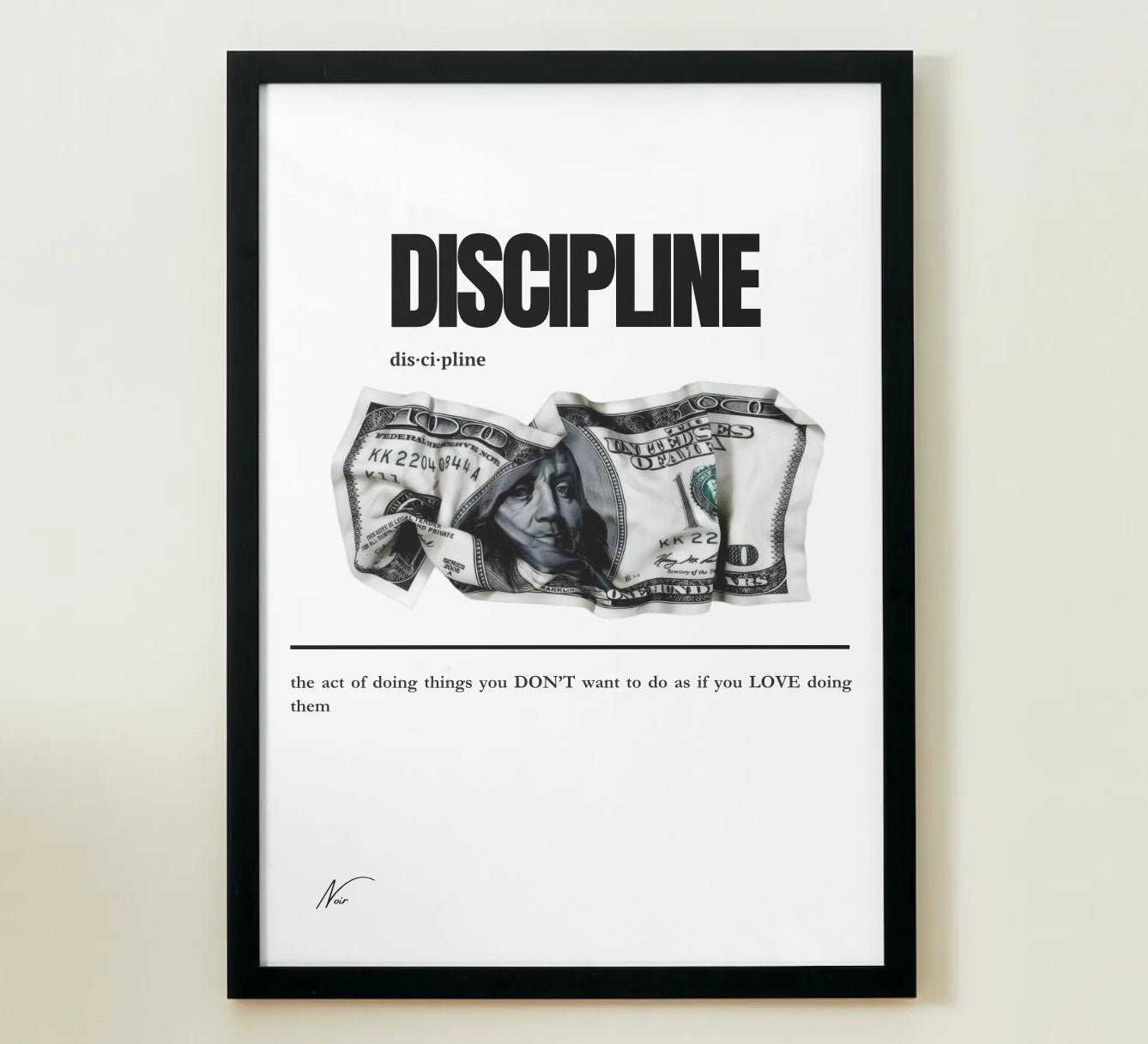 “DISCIPLINE”
