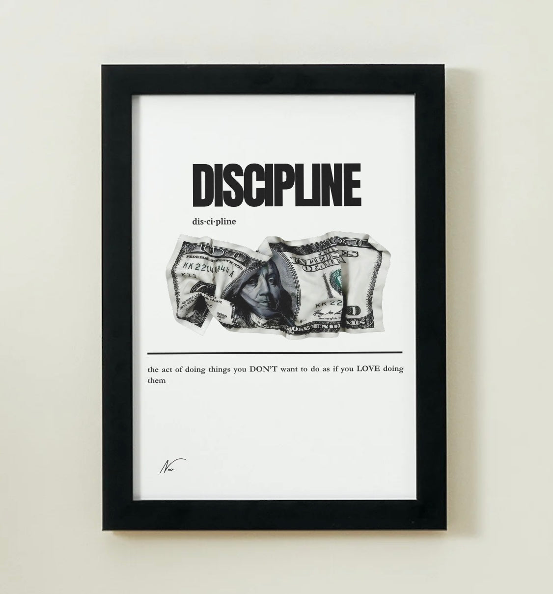 “DISCIPLINE”