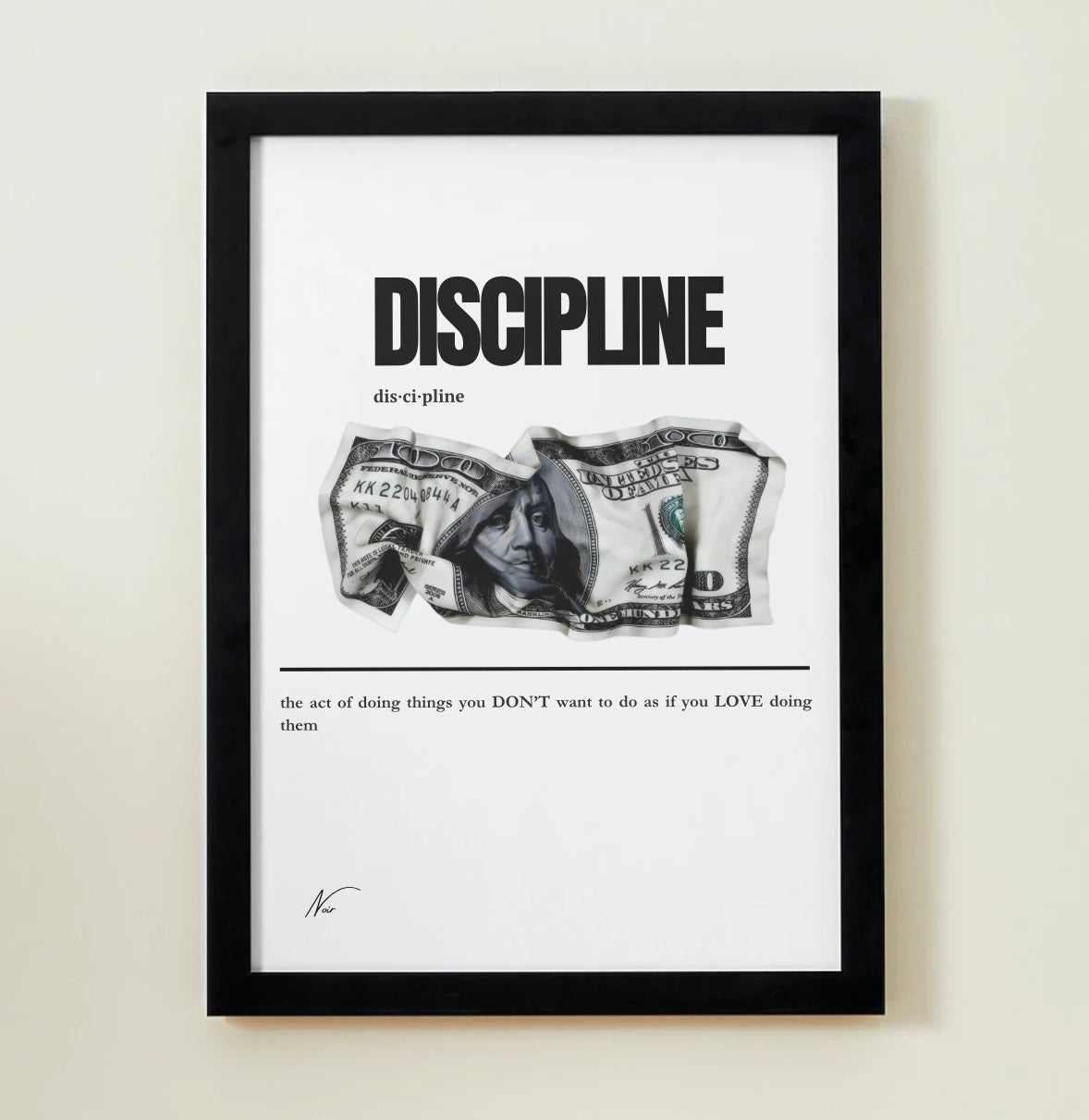“DISCIPLINE”